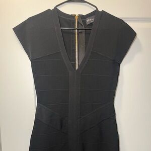 Aritzia Flicker Bandage Dress in Black